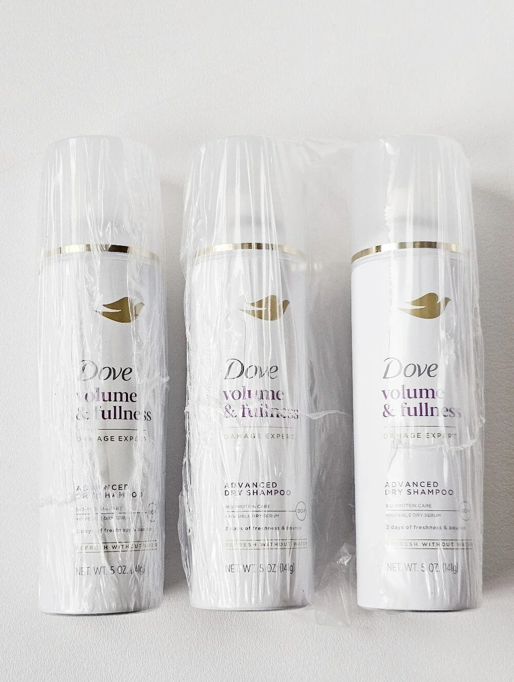 Dove Volume & Fullness Advanced Dry Shampoo 3 Pack 5oz New